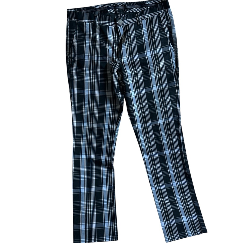 Bonobos Black and White Checkered Pants